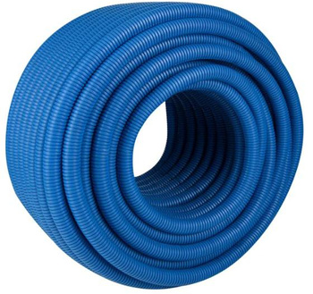 RURA OSŁONOWA KARBOWANA AROT DWUWARSTWOWA 50mm DKC KRĄŻEK 50m NIEBIESKA