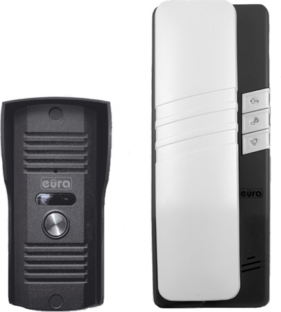 DOMOFON EURA ADP-20A3 Grafitowo Biały; 7017