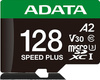 Adata Karta pamięci microSD Speed Plus 128GB UHS1 U3 V30 A2 180/160 MB/s