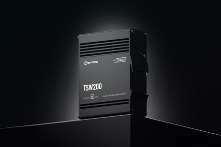 Teltonika TSW200 switch przemysłowy 8xGE 2xSFP PoE (TSW2000000B0) DIN