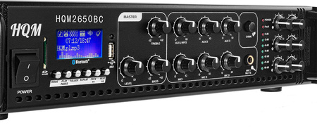 Wzmacniacz PA HQM2650BC Radio FM/MP3/BT 650W