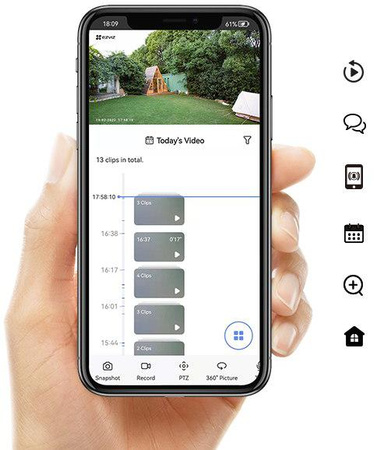Zestaw do monitoringu Wi-Fi EZVIZ 4x HB8 2K+ (4MP)