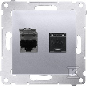 GN.KO.2XRJ45 K6 PRZ.+RA.IP44 S.M.SIMON54