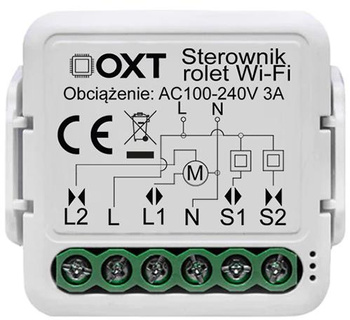 Moduł OXT mini sterownik rolet WiFi TUYA T227