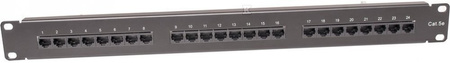 PANEL KATEGORII 5E 19" 1U 24XRJ45, UTP