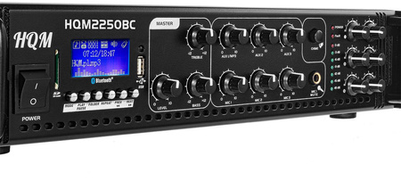 Wzmacniacz HQM2250BC Radio FM/MP3/Bluetooth 250W