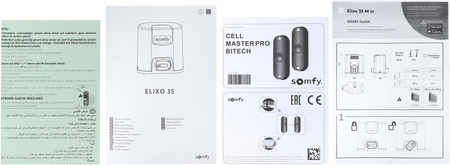 Zestaw Somfy Elixo 500 3S IO Comfort Pack do 500kg bram przesuwnych