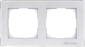 Ramka podwójna biała FG-02 Tech Sterowniki