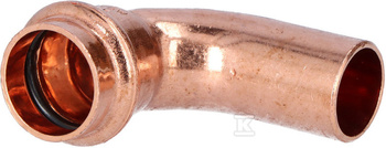 ŁUK JEDNOKIELICHOWY 90ST 22 BPRESS CU