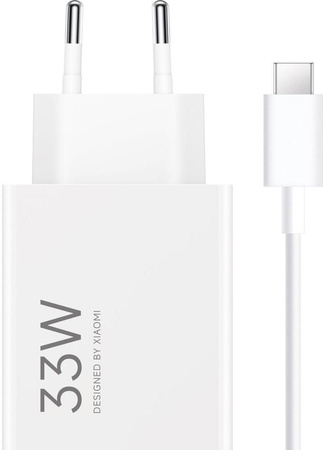 Szybka Ładowarka Sieciowa Xiaomi 33W Charging Combo 3000mA 20V