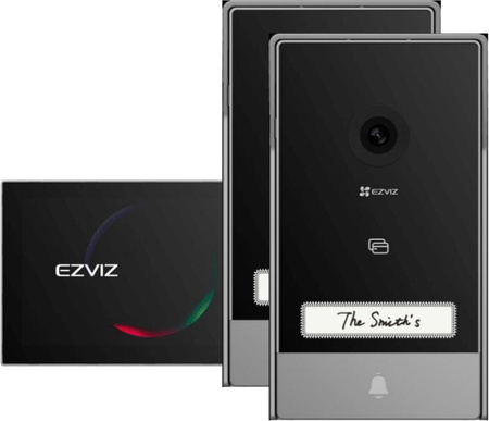 Zestaw wideodomofonowy Ezviz HP7 z dwoma panelami bramowymi