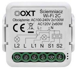 Moduł OXT mini ściemniacz 2 obwody WiFi TUYA