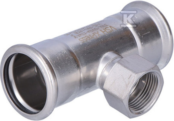 TRÓJNIK Z GW 35X3/4"X35MM INOX PRESS