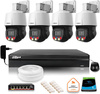 Zestaw monitoringu IP Dahua 4 kamery obrotowe 4MPx dysk 1TB