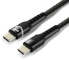 KABEL USB-C / USB-C RGB LED everActive CBB-1PDR 100cm 3A