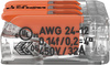 Szybkozłączka uniwersalna LINKA/DRUT 3x 0,2-4mm2 WAGO 221-413 (Paczka 50szt.)