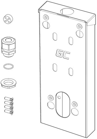 DYSTANS DO MONTAŻU ŁADOWARKI EV WALLBOX Greencell HabuDen Spacer EVGCAKHS1