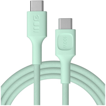 KABEL USB-C / USB-C Greencell PowerStream 200cm PD 100W zielony w oplocie