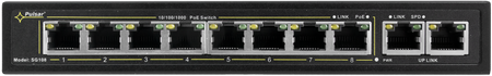 SWITCH POE PULSAR SG108 10-PORTÓW (8xPoE + 2xUPLINK)
