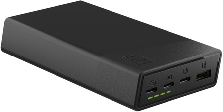 Powerbank Green Cell PowerPlay20S 20000mAh PD 22,5W QC 3.0 3x USB-C Czarny