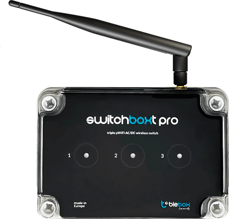 Moduł przekaźnikowy switchboxt pro z zewnętrzną anteną Blebox