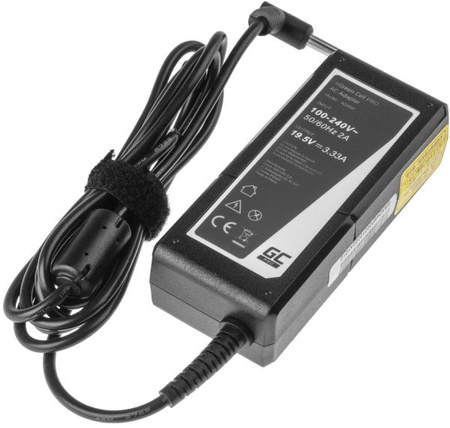 Zasilacz Ładowarka Do Laptopa Hp Green Cell PRO AD49P 19,5V 3,33A 65W 4,5mm/3,0mm