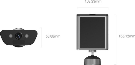 Kamera IP Ezviz EB5 4K 8MPx solarna