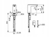 Bateria umywalkowa  bezdotykowa  Electra 3 V Bluetooth Oras 9200FZ