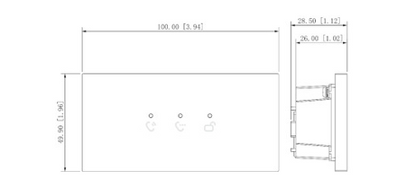 Moduł sygnalizacji stanu DAHUA VTO4202F-ML