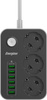 LISTWA ZASILAJĄCA Z WYŁĄCZNIKIEM Energizer 3x SCHUKO 6x USB-A 2500W 10A KABEL 2M