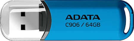 Adata Pendrive C906 64GB USB2.0 niebieski