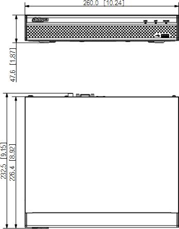 Rejestrator IP dahua NVR4104HS-P-4KS3-1×960G/SSD