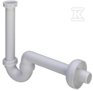 Syfon rurowy bidetu 5/4" x 32 tworzywo sztuczne / biały