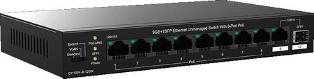 SWITCH POE TENDA TEG1110PF-8-120W