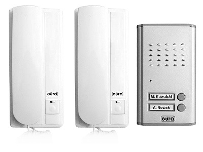 DOMOFON EURA ADP-47A3 (RL-3208AA) 2-RODZ.; 8598