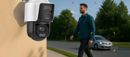 Kamera IP Hilook PTZ-D4-Pro dualna 8MP (4MP + 4MP) 4x zoom optyczny