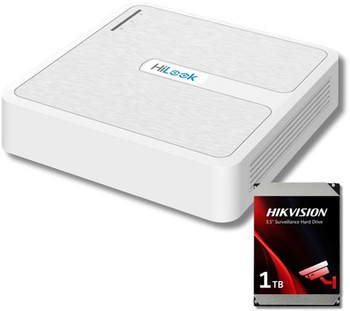 Rejestrator IP Hilook NVR-104H-D/4P 1TB 4-kanałowy z dyskiem 1TB 4x PoE