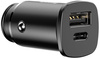 ŁADOWARKA SAMOCHODOWA Baseus Square CCALL-AS01 30W 5A 1x USB-A 1x USB-C QC 4.0+