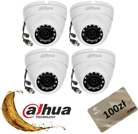 Kamera HDCVI Dahua HAC-HDW1800M-0280B Opakowanie zbiorcze 4szt
