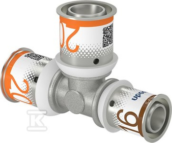 Trójnik redukcyjny 20-20-16 Uponor S-Press Plus 1070569