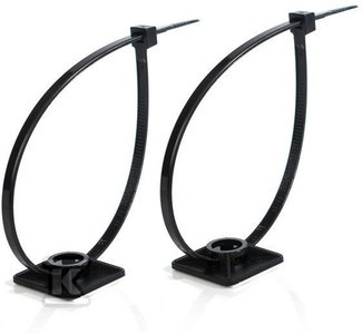 UCHWYT MOCUJĄCY SAMOPRZYLEPNY HW-3ACB CZARNY (100szt.)