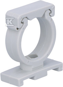 UCHWYT 20 ZAMK.DO RUR BEZHAL.SZARY/100SZ