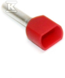 KOŃ.TUL.PODW.2X01/10 CZERW. DIN/OP=100/