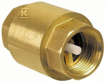 ZAWÓR ZWROTNY 1" MOSIĄDZ,SPRĘŻYNKA