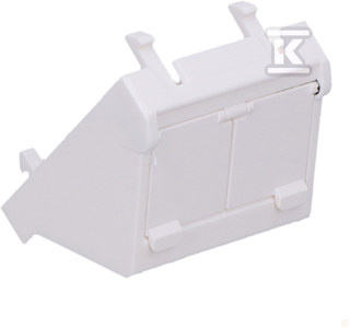 PŁYT.K45 2XRJ OSŁ.SKOŚNA MD BIAŁY