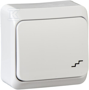 Łącznik natynkowy schodowy, biały PRIMA WDE001060 