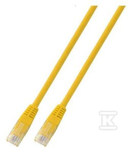 PATCHCORD RJ45 U/UTP 5E PVC CCA ŻÓŁ 3