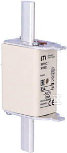 NH1C GG 63A/500V KOMBI WKŁ.TOPIK.ZWŁOC
