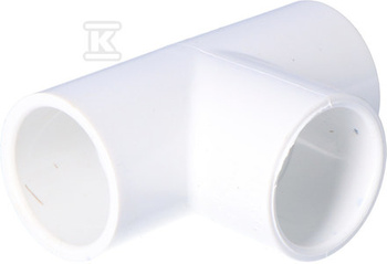 TRÓJNIK RÓWNOPRZELOTOWY KW/KW/KW PVC 1