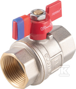 ZAWÓR KUL. F-POWER, 1/2"GW/W,MOT.